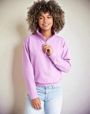 FEMME CROPPED 1/4 ZIP SWEATJUST HOODS